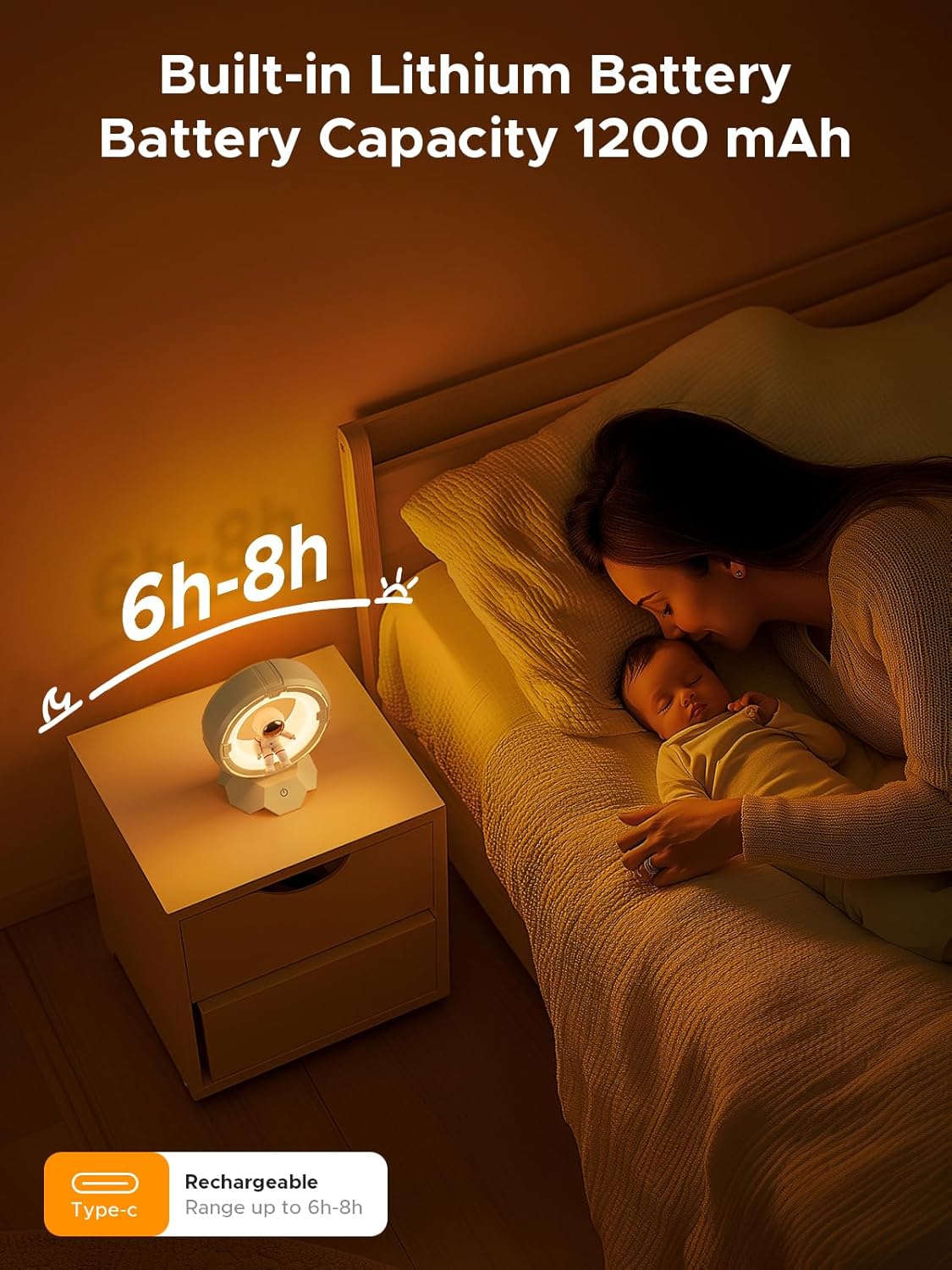 Lampara Led De Mesa Astronauta Flotante - CosmoGlow™